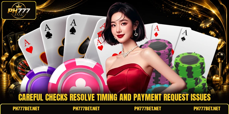 Careful checks resolve timing and payment request issues