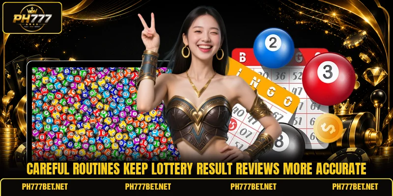 Careful routines keep lottery result reviews more accurate