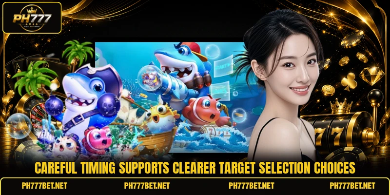 Careful timing supports clearer target selection choices