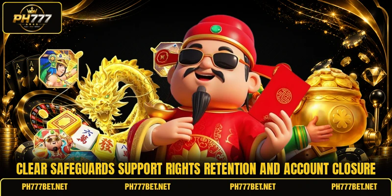 Clear safeguards support rights retention and account closure