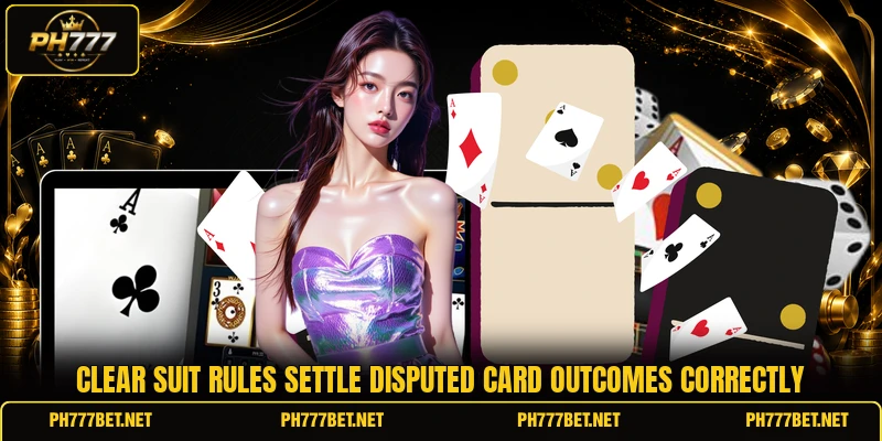 Clear suit rules settle disputed card outcomes correctly