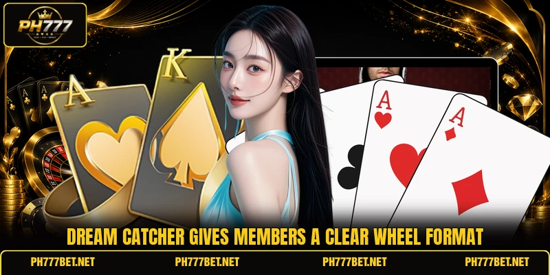 Dream Catcher gives members a clear wheel format Dream Catcher gives members a clear wheel format
