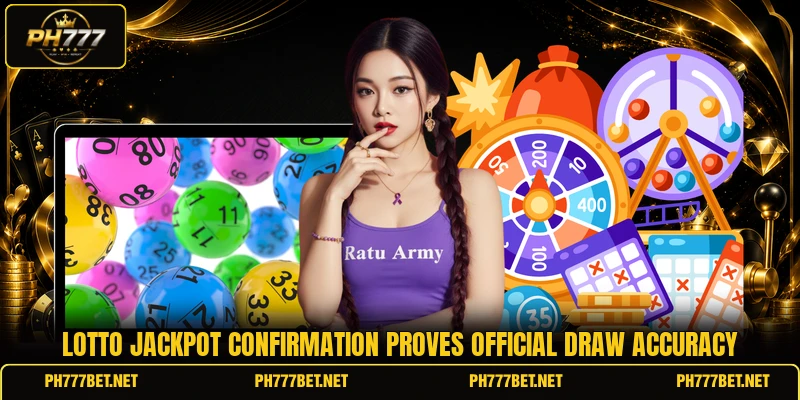 Lotto jackpot confirmation proves official draw accuracy