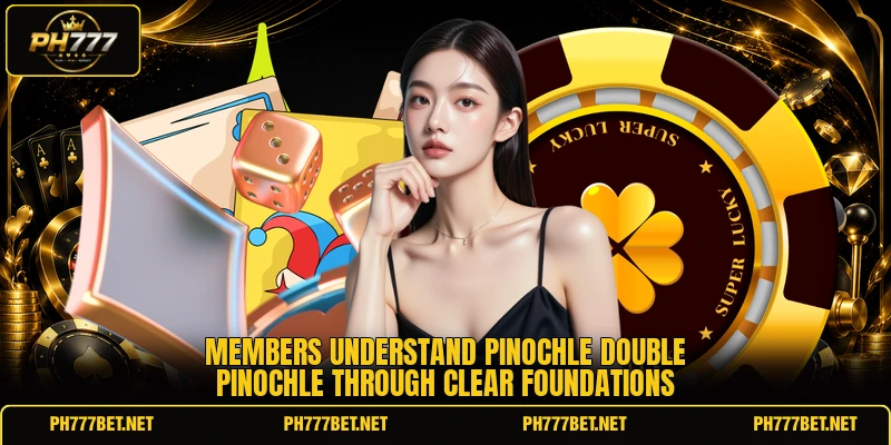 Members understand pinochle double pinochle through clear foundations