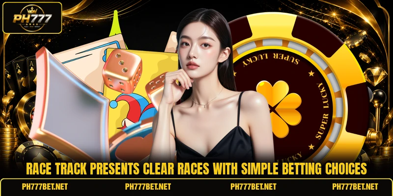 Race Track presents clear races with simple betting choices Race Track presents clear races with simple betting choices